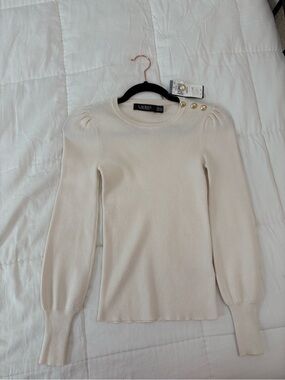 Polo Ralph Lauren Sweater With Gold Buttons